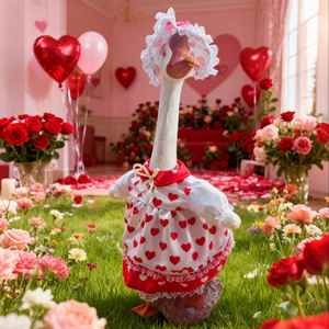 Décoration de jardin portable en polyester en forme de canard et d'oie de 23 pouces pour animaux de compagnie - Product Image 4
