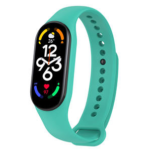 Bracelet de rechange en Silicone pour Xiaomi Mi Band 6 7 Bracelet montre intelligente Bracelet pour Mi Band 6 7 bracelets boucle accessoires - Product Image 5