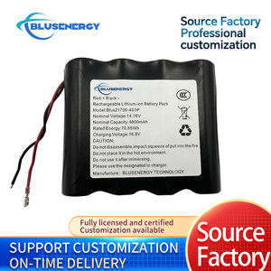 Batterie rechargeable Blusenergy 7.4V 5000mAh à semi-conducteurs, borne positive de remplacement pour imprimantes portables - Product Image 3