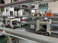 Sistema doble Carro doble Cuello de función completa Máquina de tejer plana computarizada de 80 pulgadas Sistema HQ