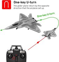 Vente chaude 2.4GHZ Avion télécommandé Prêt à voler Jouet d'avion Rc pour adultes Jouets et structures de plein air