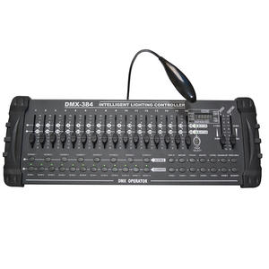 LEAHUA Mini Console LED Par Beam Moving Head Light DMX512 384 Contrôleur pour <span class=keywords><strong>Disco</strong></span> Stage DJ Party Night Club - Product Image 1