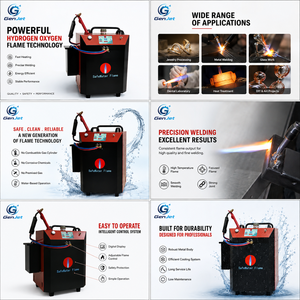 Machine de soudage à l'hydrogène et à l'oxygène 700W 110V/220V avec réservoir d'eau de 8L pour réparation de précision et traitement par flamme en atelier - Product Image 4