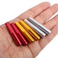 Insert de siège extérieur en aluminium OD8mm 5/16 pouces 50 grains pour flèches en bois et en bambou, connecteur de pointe de flèche, accessoires de tête de flèche