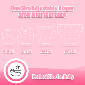 Pannolini di stoffa per bambini aderenti al carbone di bambù <span class=keywords><strong>neonato</strong></span> pannolini tascabili lavabili con inserti in microfibra copri pannolino tascabile riutilizzabile - Product Image 4