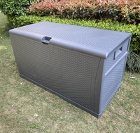 Boîte de rangement en rotin, Style coréen, capacité de 450l, 118gal