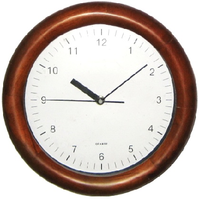 Horloge murale ronde suspendue en bouleau écologique, horloges murales numériques en bois avec un prix supérieur