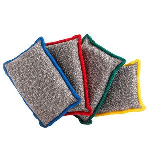 Esponja de doble cara para lavar platos, rectangular, antiadherente, para limpieza de cocina, paño multifuncional para eliminar manchas, color aleatorio - Product Image 2