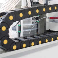 Routeur CNC 4 axes JIYU CH4 1300*2500 ATC avec moteur de broche NC Studio, machine à travailler le bois avec moteur de broche de 6 kW