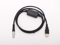 Câble de données USB mâle 0B 5 broches pour stations totales Leica TS02, TS03, TS06, TS09, TS15, TCR402, TCR802, TCR1200, TPS1200