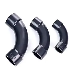 Wholesale ppr Elbow DN25 32 40 PVC Conduct Fittings Electric Sanitary Pipe Fittings Long Radius Elbow