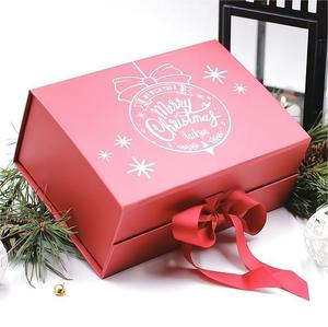 Caja de regalo de Navidad de lujo personalizada Impresión de cartón para compañero de negocios Elf <span class=keywords><strong>Bar</strong></span> Caja de dos piezas - Product Image 6