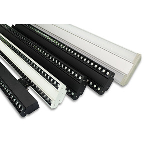 <span class=keywords><strong>Luz</strong></span> LED Doble Ajustable de 40W para Rejilla, <span class=keywords><strong>con</strong></span> Diseño Moderno y Temperatura de Color Regulable de 4100K, para Estantes de Supermercado - Product Image 2