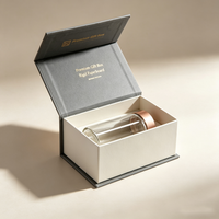 Boîte cadeau pliante personnalisée avec logo imprimé, boîtes cadeau magnétiques pour tasses et gobelets isothermes
