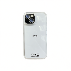 Coque de protection transparente pour iPhone 15 avec découpe pour l'appareil photo et matériau TPU souple - Product Image 2