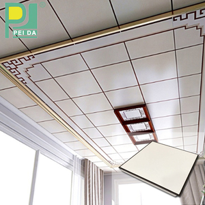 <span class=keywords><strong>Plafond</strong></span> métallique Carreaux Panneaux Acoustiques Prix LC Paiement <span class=keywords><strong>Plafond</strong></span> En Aluminium Plaques - Product Image 2