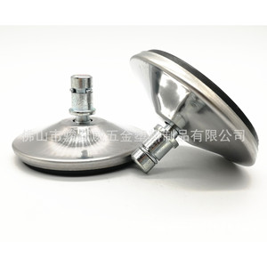 Stainless Steel Swivel Plate 70mm Diameter Adjustable Foot Pad For Chair Industrial Design Rotatable - Product Image 1