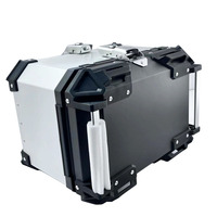 Coffre de rangement pour moto en alliage d'aluminium, coffre-fort pour casque, boîte de rangement générale