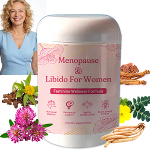 여성을 위한 10가지 기능의 갱년기 파우더 - 붉은 클로버, 한국 인삼 & 샤타바리 함유로 호르몬 균형 및 자연적 완화에 도움 - Product Image 1