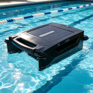 Customizable Electric Pool <b>Cleaner</b> Robot Filter Automatic High Efficiency Pool <b>Surface</b> Skimmer for Public Swimming Pools Water - Product Image 1