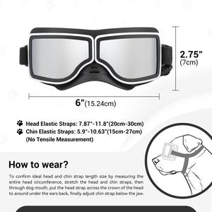 แว่นตาสำหรับสัตว์เลี้ยงแว่นตากันลมและกันแดดสำหรับสุนัขขนาดกลางขนาดใหญ่ - Product Image 3