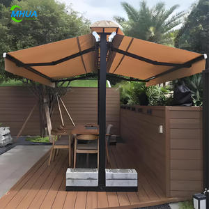 OEM gran exterior retráctil doble abierto Patio toldo Cassette completo motorizado con dosel de ventana <span class=keywords><strong>para</strong></span> ventanas al aire libre - Product Image 4