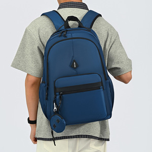 Men's Backpack Large Capacity Multi Functional Commuter Travel School Bag Blue Gray Black 20-35L Spring 2026 - Product Image 2