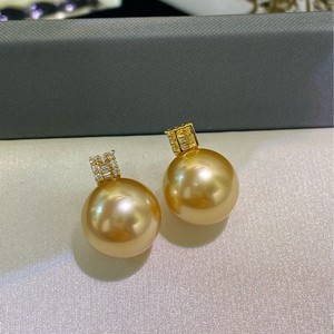 สร้อยเงิน 925 พร้อมจี้มุกทองธรรมชาติขนาด 11-12 มม. สไตล์ราชวงศ์ งานฝีมือประณีต สร้อยคอของขวัญสุดหรู - Product Image 4