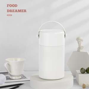 Thermos isotherme à double paroi en acier inoxydable pour aliments, écologique, avec cuillère, portable - Product Image 2