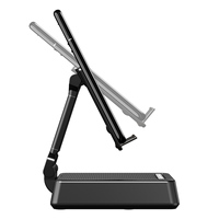 Enceinte sans fil BT5.0, support de tablette de bureau, support de téléphone portable pour iPad pour iPhone, son stéréo 360 degrés, lecteur audio basse
