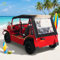 Fabricant Direct, Service OEM ODM, Mini Moke Électrique de Haute Qualité, 4 Places, Homologué pour la Circulation Routière, Voiture Moke pour les Zones Touristiques