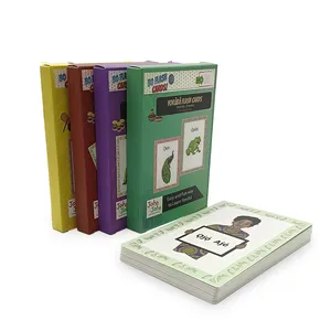 Kustom personalisasi portabel pengalaman belajar bahasa kata kognitif kartu flash permainan memori untuk anak-anak kartu pendidikan - Product Image 1