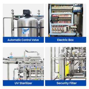 Équipement de traitement de l'eau Ultra-Pure à haute efficacité osmose inverse bipolaire + <span class=keywords><strong>EDI</strong></span> avec noyau PLC de récipient à pression de pompe de 220V - Product Image 4