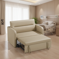 Chaise d'accompagnement portable de luxe moderne et écologique pour patients hospitaliers avec base en acier robuste pour usage scolaire