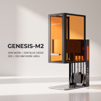 Machine de gravure de bijoux, 30W IR + 20W bleu 200x200mm, pour la personnalisation de cadeaux de mariage/anniversaire/Noël, bijoux/pierres/verre