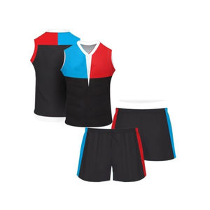 Uniforme de fútbol de la regla australiana de diseño profesional al por mayor, camisetas de fútbol de Francia de servicio OEM impresas con logotipo personalizado de alta calidad - Product Image 5