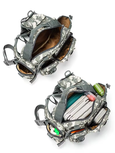 Mochila táctica de nailon para aparejos de pesca para hombre, bolso de hombro con eslinga para pesca con mosca, almacenamiento de equipo y soporte para caña - Product Image 6