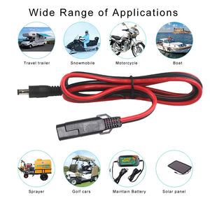 Conector SAE de 16AWG, enchufe de desconexión rápida, Cable de extensión de CC para automoción, RV, motocicleta, coches, Tractor, enchufe SAE de Panel Solar - Product Image 6