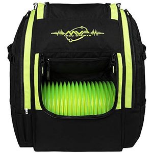 Free sample Waterproof 1823 Disc <b>Golf</b> <b>Bag</b> with a Trendy Black and Red Design with Generous Extra Upper Pouch for Manufacturer - Product Image 5