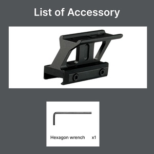 Soporte Elevador de Aluminio ACUMETA de 1.5 Pulgadas de Altura para Montaje de 20 mm - Product Image 5