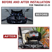 Nouveau support de navigation GPS en métal DF MOTO pour Yamaha TMAX 560 T-MAX560 2022-2023 – Rétrofit/Amélioration