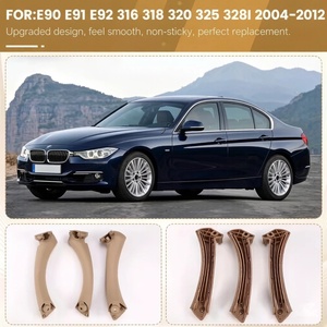 Ensemble de poignées de porte intérieures de remplacement, compatible avec <span class=keywords><strong>BMW</strong></span> Série 3 E90 E91 E92 2004-2012, pièces intérieures automobiles - Product Image 3