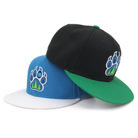 Gorras de Béisbol Personalizadas de Alta Calidad con Visera Plana, Gorras Snapback Bordadas de 6 Paneles, Proveedor de Gorras Ajustadas