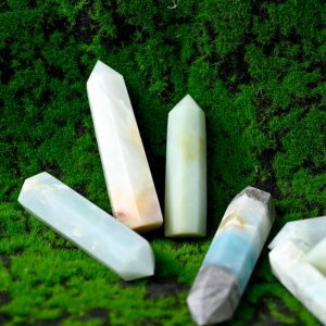 Torre de Cristal Azul Cielo Natural, Varita de Sanación de Punta Única, Piedra Energética Reiki, Decoración del Hogar, Espécimen Mineral, Gema al por Mayor - Product Image 4