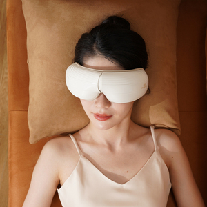 Más vendido Etiqueta privada Alta calidad Belleza Masaje de ojos Presión de aire eléctrica Masajeador de fatiga ocular con calefacción Música Bluetooth - Product Image 5