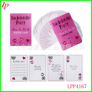 Cartes de défis pour enterrement de vie de jeune fille, accessoires de jeu en papier personnalisés, cadeau pour amis - Product Image 4