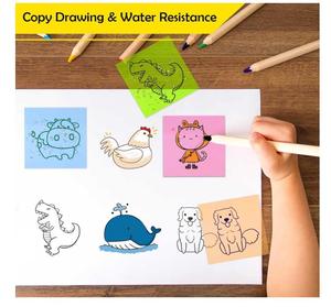 Auto-adhésif translucide clair voir à travers les notes autocollantes pour planificateur bureau école collège enseignant étudiant fournitures - Product Image 4