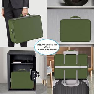Nouvel Organisateur de Bureau OEM Multi-Poches, Sac de Rangement Sûr pour Documents A4, Pliable, Ignifuge et Étanche, Accessoires de Classement - Product Image 5
