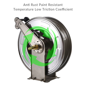 รอกเก็บสายยางอัตโนมัติแบบยืดหดได้ SPS 5000 PSI 50 ฟุต 3/8 นิ้ว  ทำจากสแตนเลส 304 - Product Image 3
