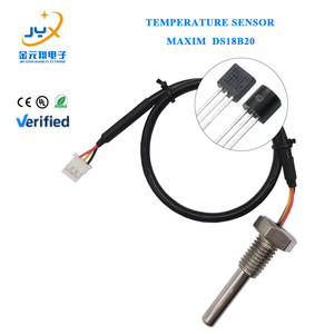 Sonda de Inserción Digital de Acero Inoxidable a Prueba de Agua con Rosca G1/2 1/4 1/8 M8 M10 de 50 mm para Sensor de Temperatura, Marca JYX - Product Image 1